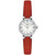 Women's Swiss Lovely Red Leather Strap Watch 20mm