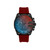 Men's Red Silicone Strap Watch 53mm