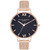 Women's Classics Rose Gold-Tone Stainless Steel Mesh Bracelet Watch 34mm