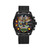 Men's Matte Black Mesh Bracelet Watch 53mm