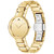 Sapphire Women's Swiss Diamond (1/20 ct. t.w.) Gold-Tone PVD Bracelet Watch 28mm