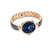 Dream Rock Blue Metal Bracelet Watch, 28.44 mm