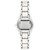 Women's Solar Silver-Tone and White Oceanworks Plastic Watch, 32mm
