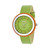 Unisex Celebration Green Genuine Leather Strap Watch 38mm