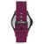 Men's Purple Silicone Strap Embossed with Steve Madden Logo Watch, 44X50mm