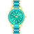 Women's Teal & Gold-Tone Bracelet Watch 38mm