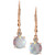 Lab-Created Opal (1-1/2 ct. t.w.) & White Sapphire Accent Drop Earrings in 14k Rose Gold-Plated Sterling Silver