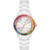 Women's FB-01 Three-Hand White Ceramic Watch, 37mm