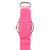 Disney Princess Ariel, Cinderella and Rapunzel Girls' Pink Plastic Time Teacther Watch