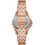 Women's Blue Diver Rose Gold-Tone Stainless Steel Bracelet Watch 36mm