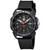 Men's Swiss Official ICE-SAR ARCTIC Outdoor Adventure Black Rubber & Textile Strap Watch 46mm