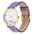 Women's Perry C's Purple Leather Strap Watch, 36mm