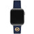 Women's Navy Genuine Leather Band for Apple Watch, 38mm, 40mm, 41mm and 42mm, 44mm, 45mm, 49mm