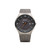 Men's Slim Solar Stainless Case and Mesh Watch
