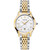Women's Swiss Beleganza Diamond Accent Two-Tone Stainless Steel Bracelet Watch 34mm
