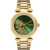 Women's Signature Floral Ion Plated Gold-Tone Steel Bracelet Watch 34mm