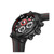 Men's Partenza Chronograph Black Silicone Strap Watch 49mm