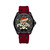 Men's Matte Red Silicone Strap Watch 46mm