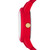 Women's Ultrafresh Three-Hand Red Suede Leather Strap Watch 36mm