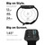 Unisex Air 4 Jillian Michaels Black Silicone Strap Smartwatch 46mm