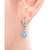 Milky Aquamarine Drop Earrings in Sterling Silver, Created for Macy;s