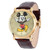 Disney Mickey Mouse Men's  Shinny Gold Vintage Alloy Watch