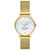 Women's Metro Three Hand Quartz Gold-Tone Stainless Steel Mesh Watch 34mm