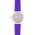 Girl's Disney Minnie Mouse Purple Plastic Time Teacher Strap Watch 32mm