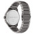 Men's 3H Quartz Gray Stainless Steel Bracelet Watch 43mm