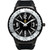 Pendragon Men's Watch Black Silicone Strap, Black Case, Black Dial, Silver Indexes, 53mm