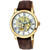 Men's Vanderbilt Swiss Automatic Brown Leather Watch 47mm