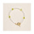 18K Gold Plated Freshwater Pearls with Smiley Face - HaHa Bracelet 7" For Women