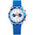 Men's Skipper Dual Time Zone Blue Silicone Strap Watch 44mm, Created for Macy's
