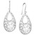 Open Filigree Drop Earrings in Sterling Silver, Created for Macy's