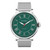 Green Dial with Silver Tone Steel and Silver Tone Steel Mesh Watch 44 mm