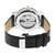 Men's Madison Swiss Automatic Black Leather Watch 39mm
