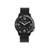 Unisex Cross Trails 3-Hand Date Black Nylon Strap Watch, 44mm
