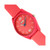 Unisex Dynamic Pink Leatherette Strap Watch 36mm