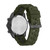 Men's Hurricane Green Silicone Strap Watch 44mm