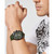 Men's Wildcat Green Silicone Strap Watch 40mm
