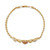 Ruby (1/5 ct. t.w.) & White Topaz (1/4 ct. t.w.) Heart Bracelet in 18k Gold-Plated Sterling Silver