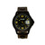 Men's Black Polyurethane Strap Watch, 48MM