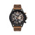 Men's Hawker Harrier II Retrograde Chronograph Matador Edition Dark Brown Genuine Leather Strap Watch 45mm