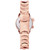 Women's Elise Swiss Tri-Time Rose Gold-Tone Ion-Plated Stainless Steel Bracelet Watch 33mm