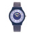 Unisex Trinity Blue Leatherette Strap Watch 36mm