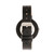 Unisex Blade Black Leatherette Strap Watch 37mm