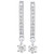 Lab-Created Diamond Dangle Earrings (1/6 ct. t.w.) in Sterling Silver