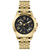 Men's Chronograph Date Quartz Chrono Lion Arch Gold-Tone Stainless Steel Bracelet 44mm