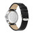 Men's Phylipa Black Leather Strap Watch 43mm