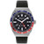 Men's Swiss SLX GMT Black Silicone Strap Watch 43mm
